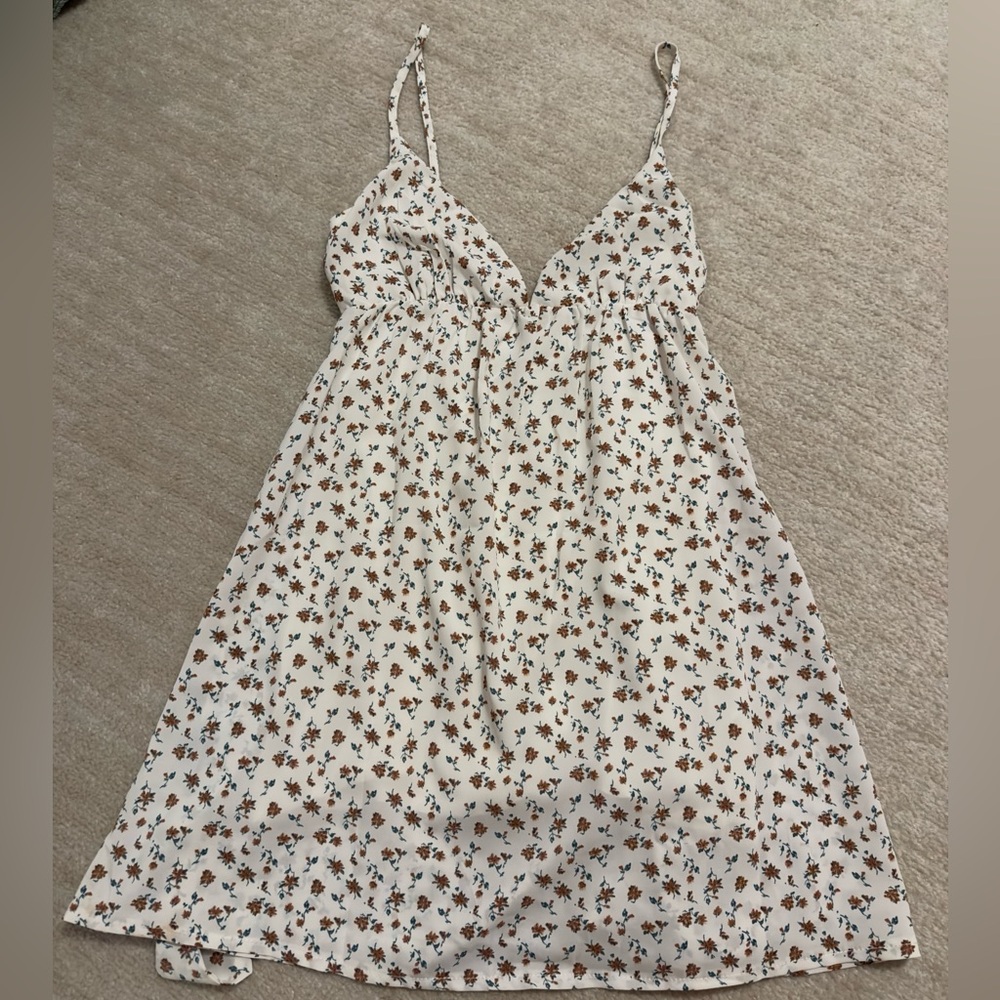 Princess Polly Mini Dress White Floral